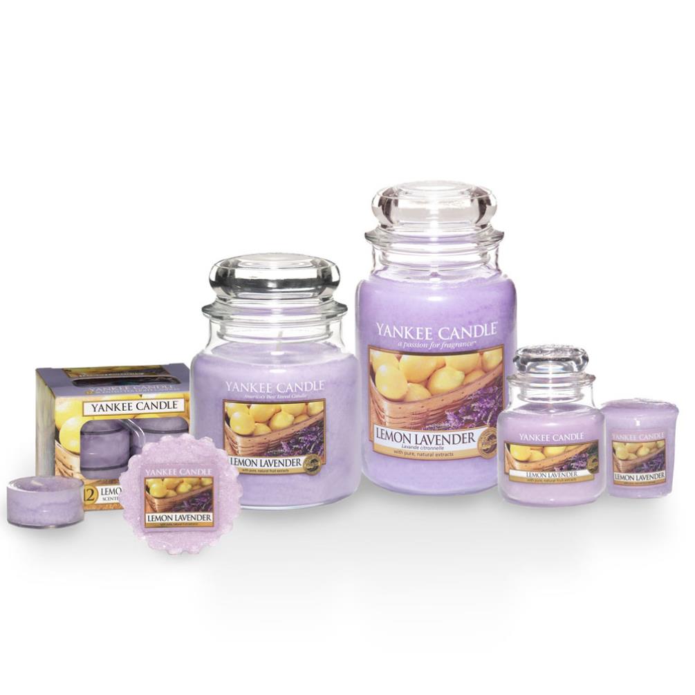 Yankee Candle Lemon Lavender Medium Jar Extra Image 1